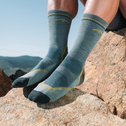 Location Image for Light Hiker Boot Lightweight Hiking Socks - Men's