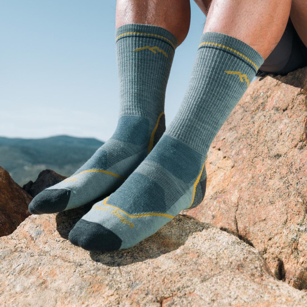 Location Image for Light Hiker Boot Lightweight Hiking Socks - Men's