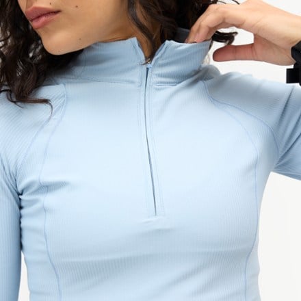 Halfdays Julie Ribbed Quarter-Zip Top - Women's 4