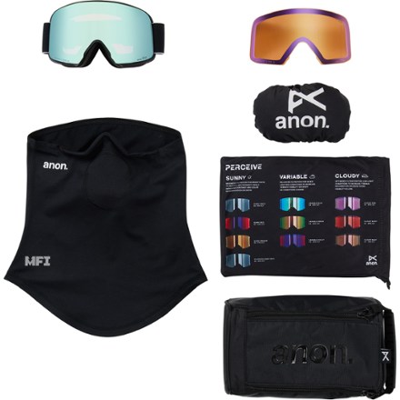 Anon M6 Snow Goggles with MFI Face Mask - Low-Bridge Fit 6