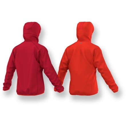 Back view regular and reversed (Dark Orange)