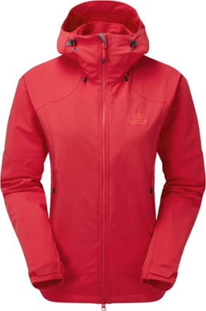 red softshell jacket women's
