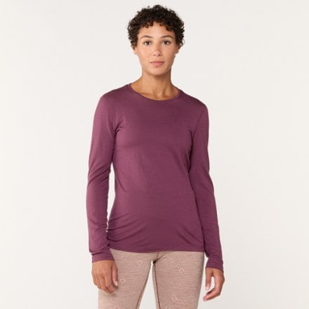 Icebreaker Merino 200 Oasis Long-Sleeve Crewe Thermal Top - Women's 1