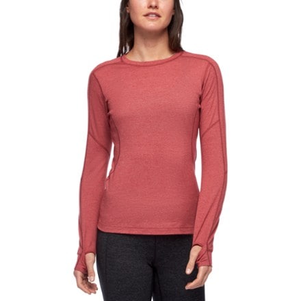 Black Diamond Solution 150 Merino Base Layer Crew Top - Women's 1