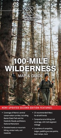 AMC 100-Mile Wilderness Map & Guide - 2nd Edition 0
