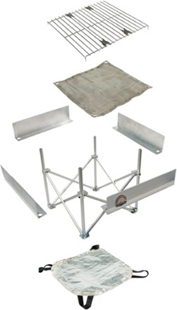 FIRESIDE OUTDOOR Trailblazer Fire Pit and Grill 4