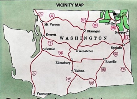 Colville National Forest Map Colville National Forest Map | Rei Co-Op