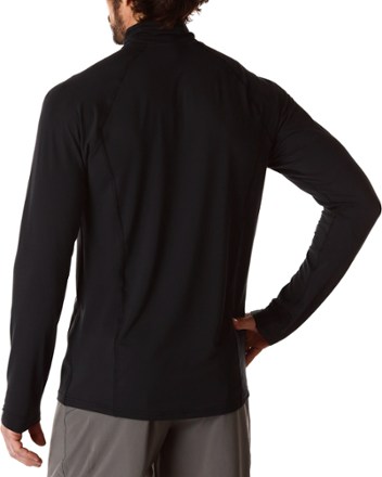 men's quarter zip short sleeve shirt