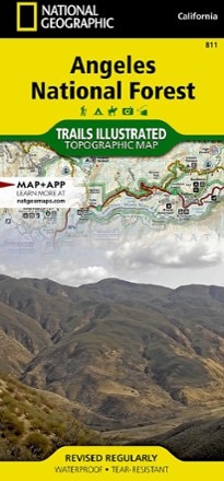 National Geographic Angeles National Forest Topographic Map 0