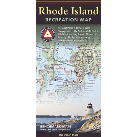Benchmark Maps Rhode Island Recreation Map 0