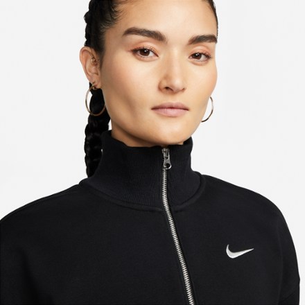 Nike Phoenix Fleece Oversize Half-Zip Crop Sweatshirt - Women's 7