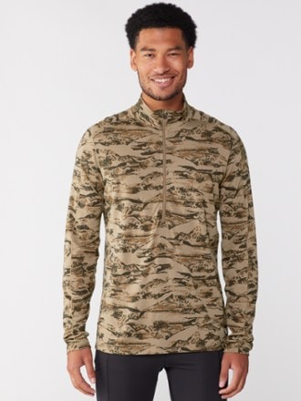 REI Co-op Merino 185 Long-Sleeve Half-Zip Base Layer Top - Men's 1