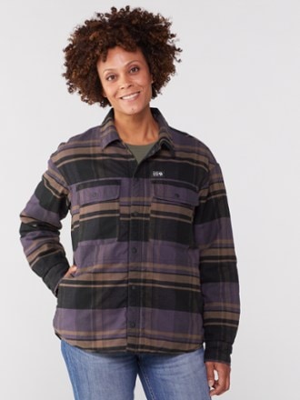 Mountain Hardwear Dolores Insulated Flannel Shacket - Women's 1