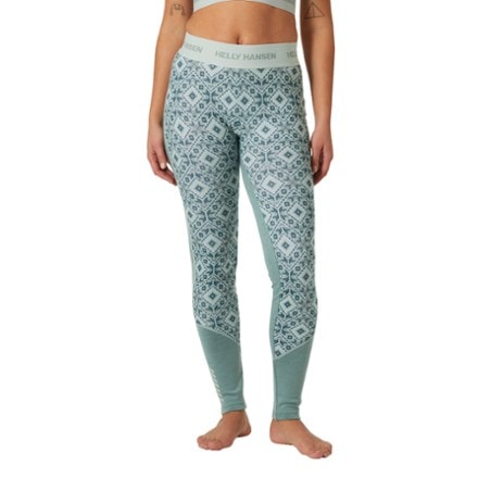 Helly Hansen LIFA Merino Midweight Graphic Base Layer Pants - Women's 1