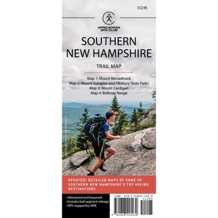 AMC Southern New Hampshire Trail Map - 6th Edition 0