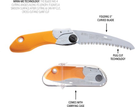 SILKY Pocketboy Curved 130 mm Folding Saw with Case 4