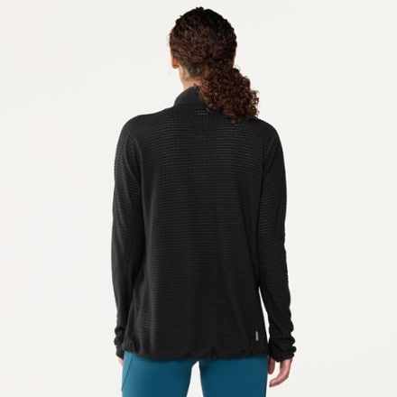 Icebreaker Merino 400 RealFleece Grid Peaksland Long-Sleeve Half-Zip - Women's 2