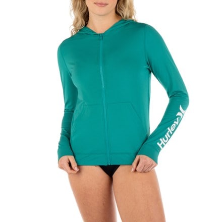 Hurley OAO Long-Sleeve Zip Hoodie Rashguard - Women's 0
