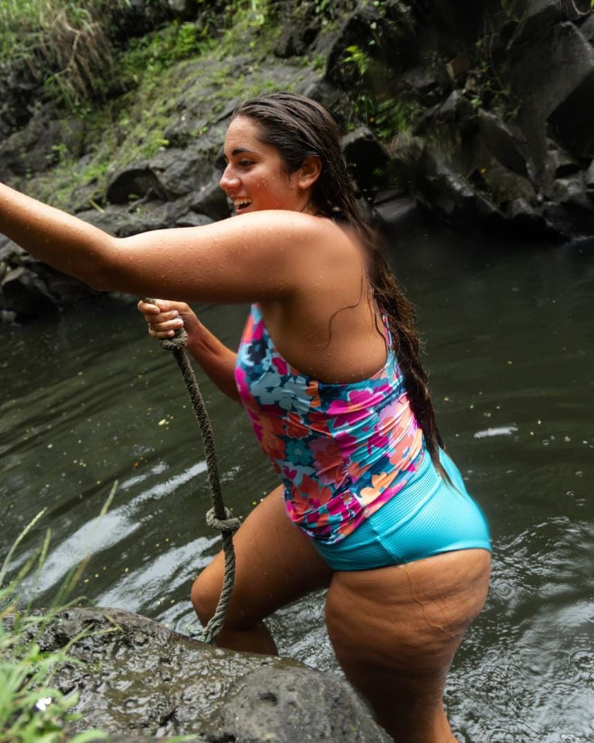 Location Image for V-Neck Tankini Swimsuit Top - Women's