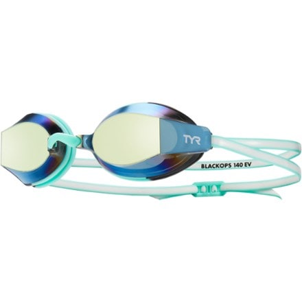 TYR Black Ops 140 EV Mirrored Racing Swim Goggles - Women's 0