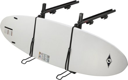 Yakima ShowDown Kayak/SUP Rack In use (Black)