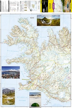 National Geographic Iceland Adventure Travel Map 1
