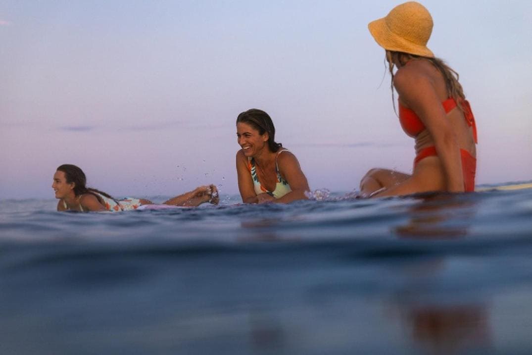 Location Image for Wavebound Cross-Tie Bikini Swimsuit Top - Women's