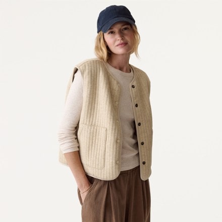 Marine Layer Reversible Sherpa Fleece Vest - Women's 4