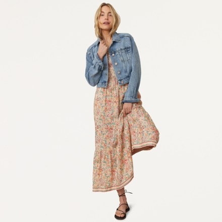 Marine Layer Ash Crop Denim Jacket - Women's 2