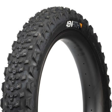 45NRTH Dillinger 4 Tire - Black - 168 Large Concave Carbide Aluminum Studs 0
