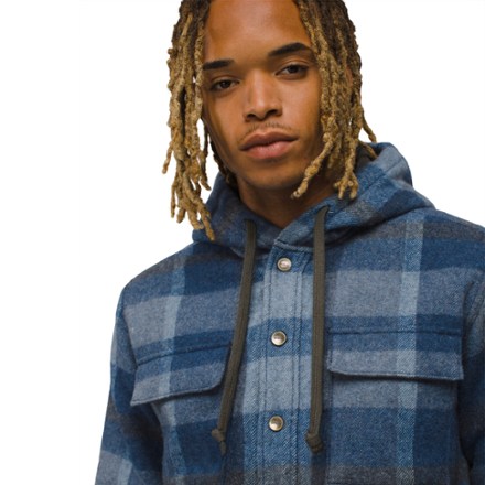 prAna Asgard Hooded Flannel Shirt Jacket - Men's 4