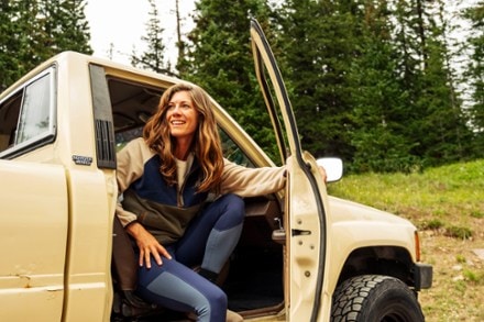 Topo Designs Vista Quarter-Zip Lightweight Fleece Pullover - Women's 5