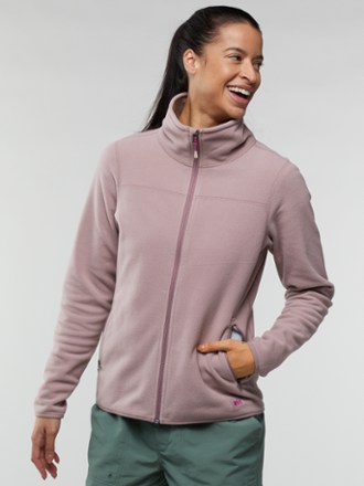 fleece with hood womens
