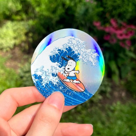 Apply Stickers Great Wave Snoopy Sticker 1