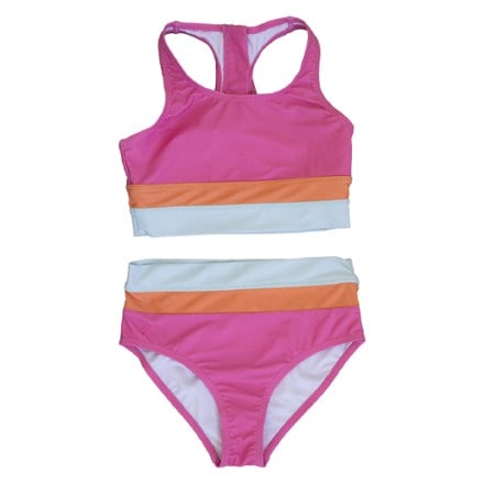 Nani Swimwear Mini Cut Back Crop Swimsuit Set - Girls' 0