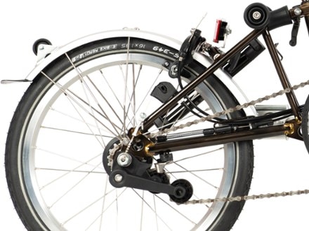 Brompton C Line Explore Folding Bike - Mid - Black Lacquer 2