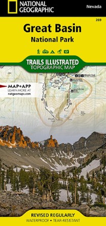National Geographic Great Basin National Park Topographic Map 0
