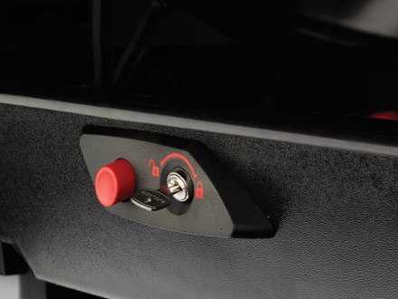 Closeup of Lock (Black)