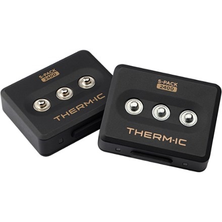 Therm-ic Heat Fusion One Socks + S-Pack 2400 Batteries 1