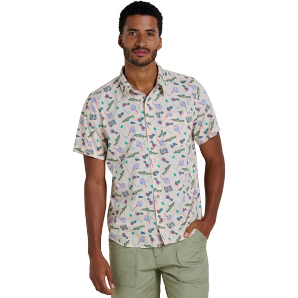 On Body Image of color Salt Gone Fishing Print