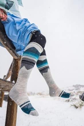 Smartwool Ski Targeted Cushion Pattern Over The Calf Socks - Women's 4