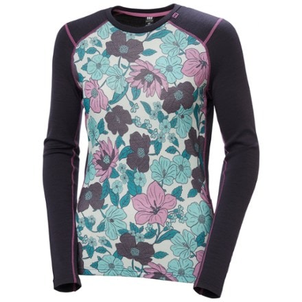 Helly Hansen LIFA Merino Midweight Graphic Crew Base Layer - Women's 0