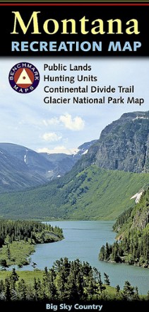 Benchmark Maps Montana Recreation Map 0