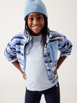 Athleta So Toasty Tugga Sherpa Fleece Jacket - Girls' 2