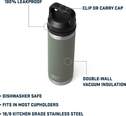 YETI Rambler Vacuum Bottle with Chug Cap - 18 fl. oz. 4