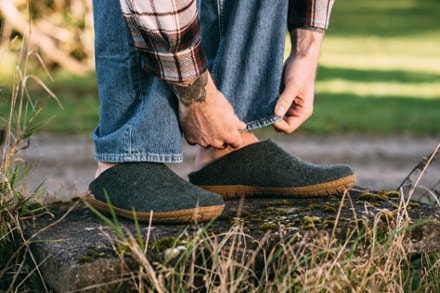 glerups Model BR Slip-On Slippers - Men's 4