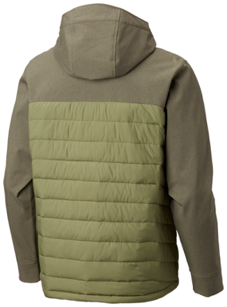 columbia oyanta trail long hybrid jacket