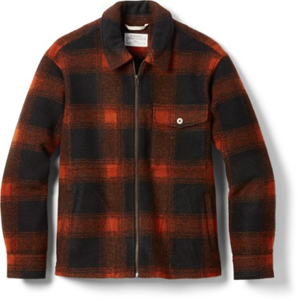 The Campus Colors Boutique Powerful Plaid Flannel Crop Shirt-Jacket