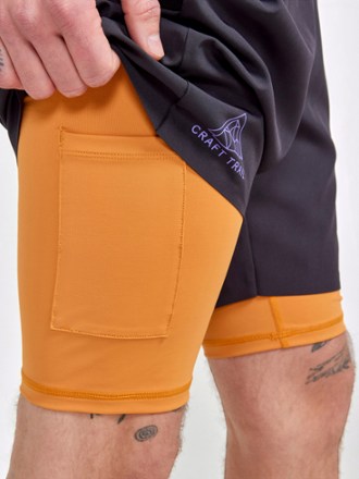 Craft PRO Trail 2-in-1 Shorts - Men's 2