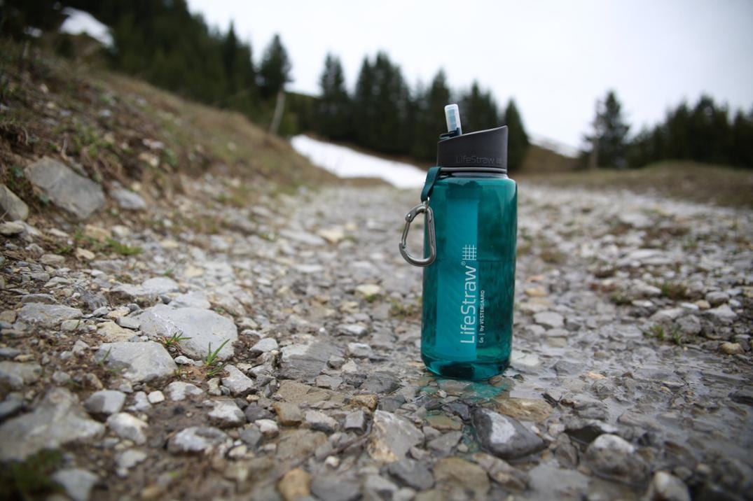 Location Image for Go 1 L Water Bottle with Filter - 34 fl. oz.